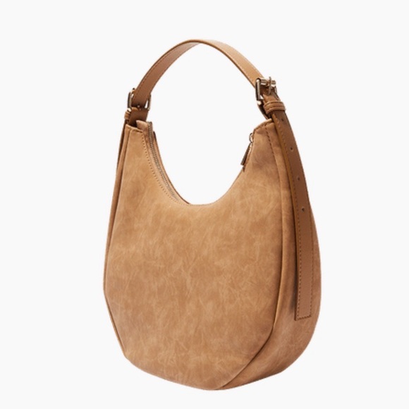 NWT 4th & Reckless Una Faux Suede Crescent Bag - Picture 4 of 5